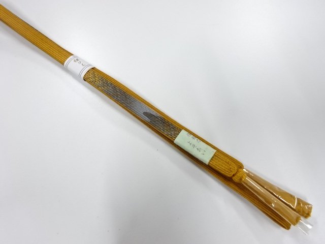 JAPANESE KIMONO / UNUSED KOREI HAND-TIED OBIJIME